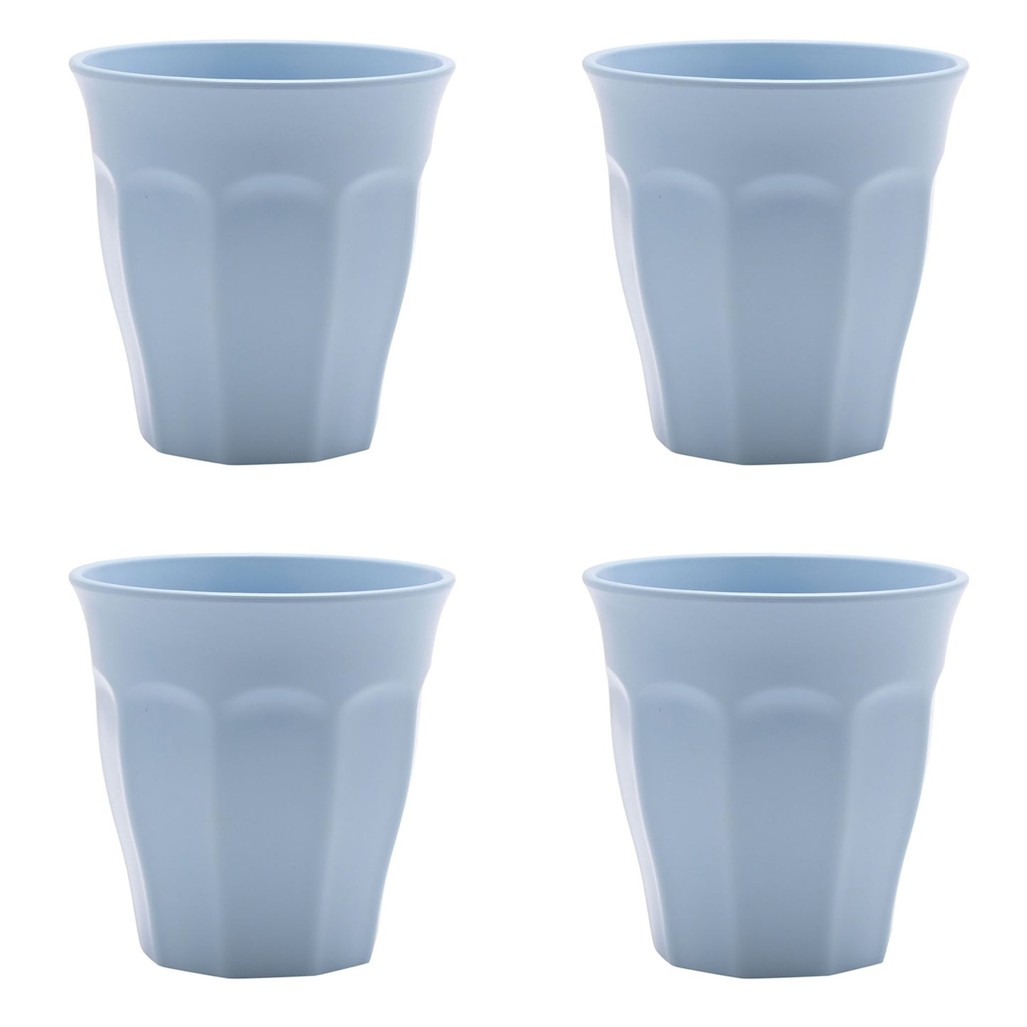 Country Living Set of 4 RPET Cups - Sky Blue
