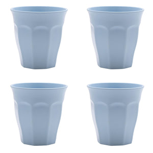Country Living Set of 4 RPET Cups - Sky Blue