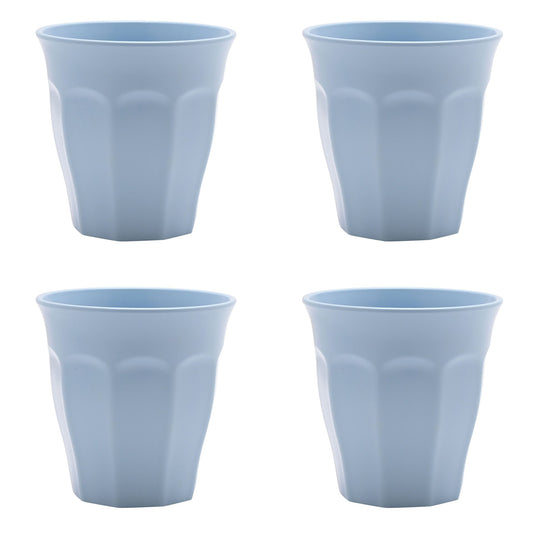Country Living Set of 4 RPET Cups - Sky Blue