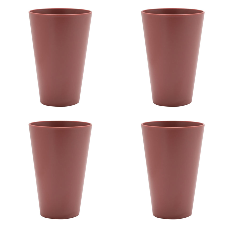 Country Living Set of 4 RPET Cups - Terracotta