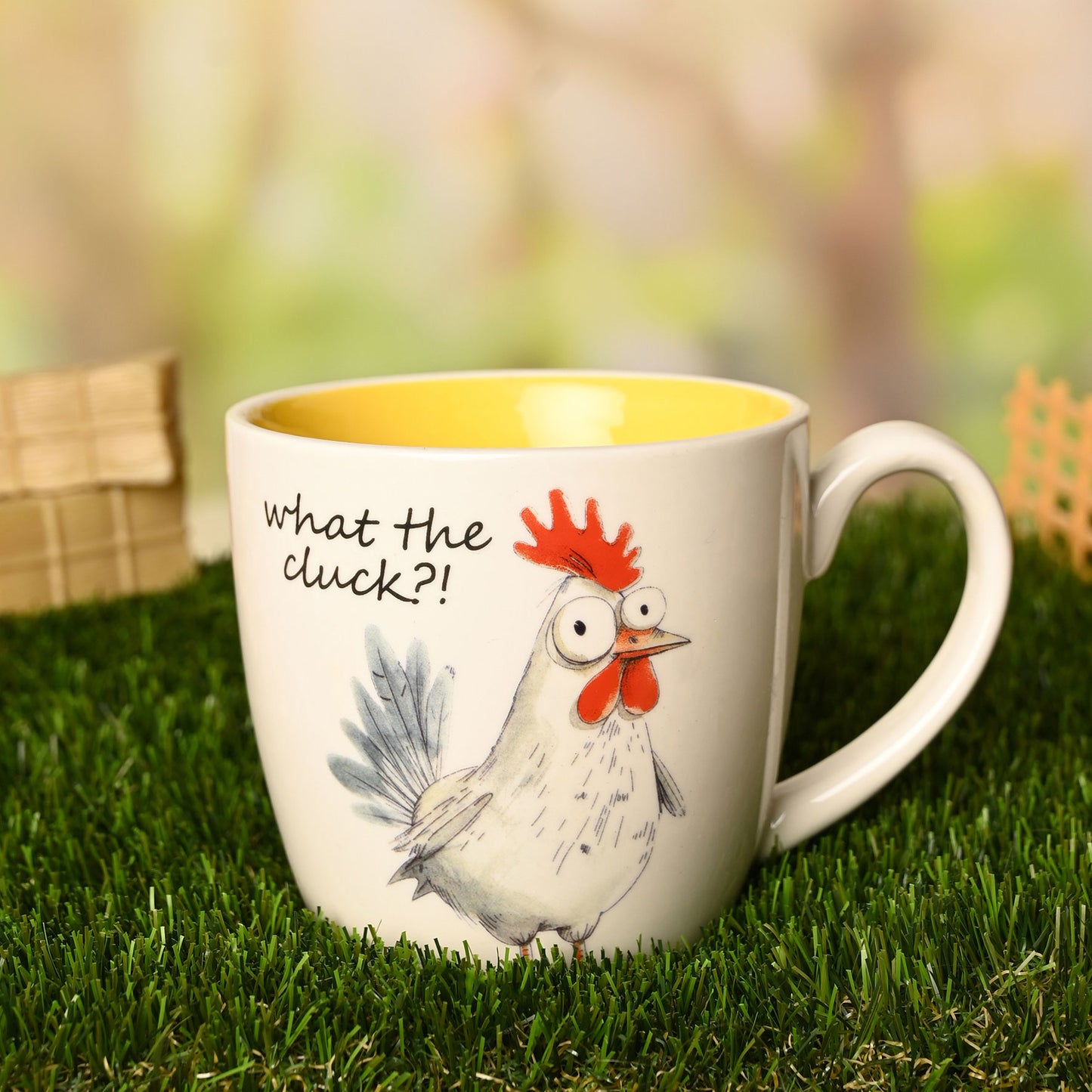 The Funny Farm Mug What the Cluck