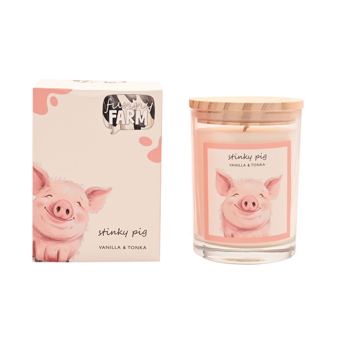 The Funny Farm Candle Stinky Pig