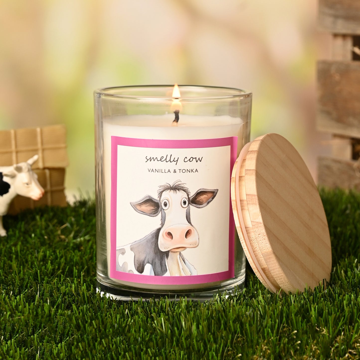 The Funny Farm Candle Smelly Cow