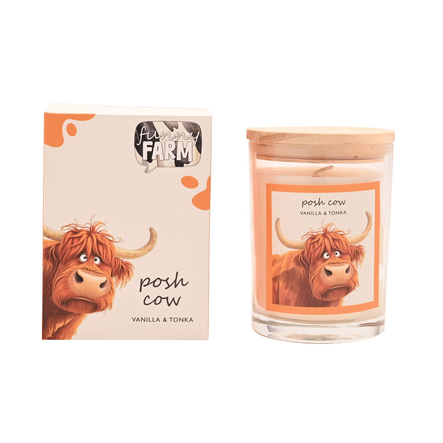 The Funny Farm Candle Posh Cow