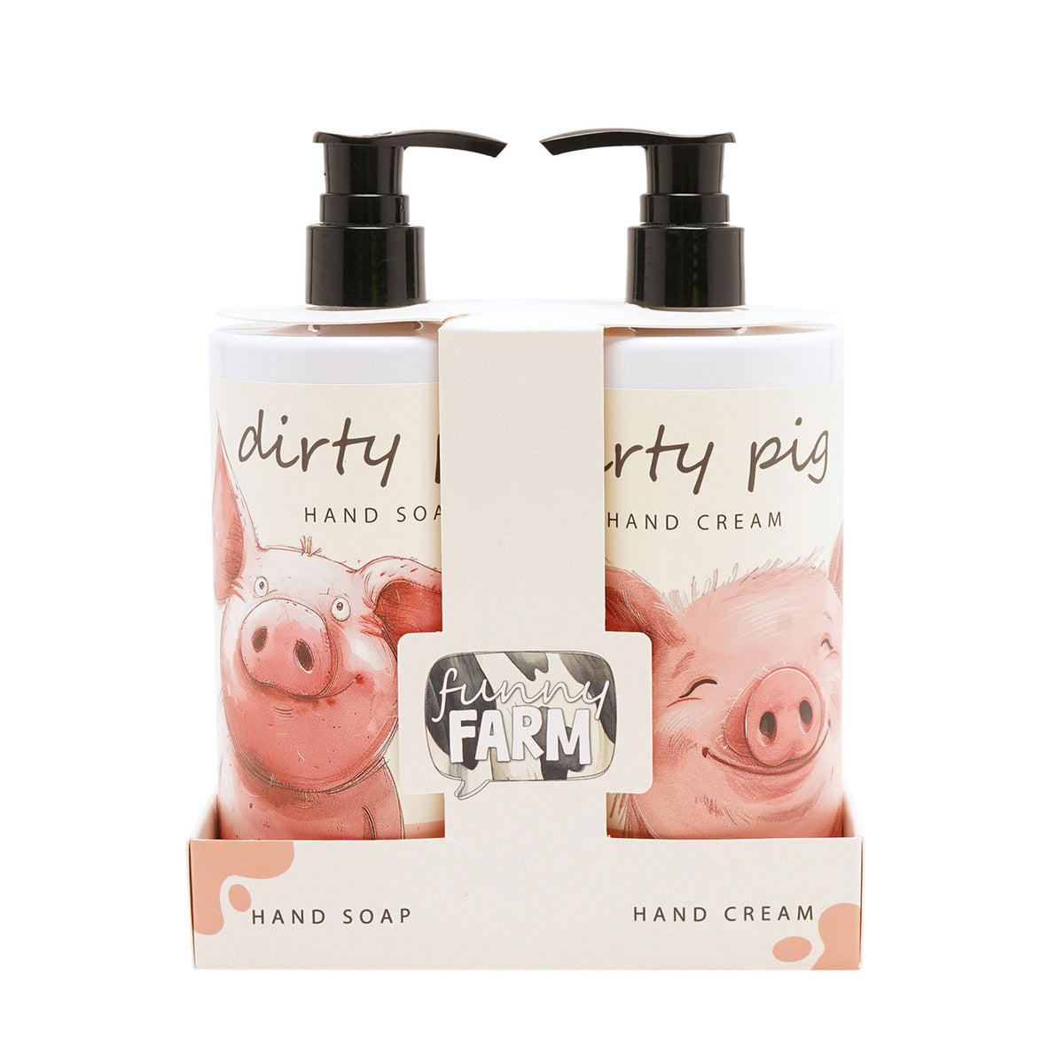 The Funny Farm Hand Soap and Hand Cream Set Dirty Pig