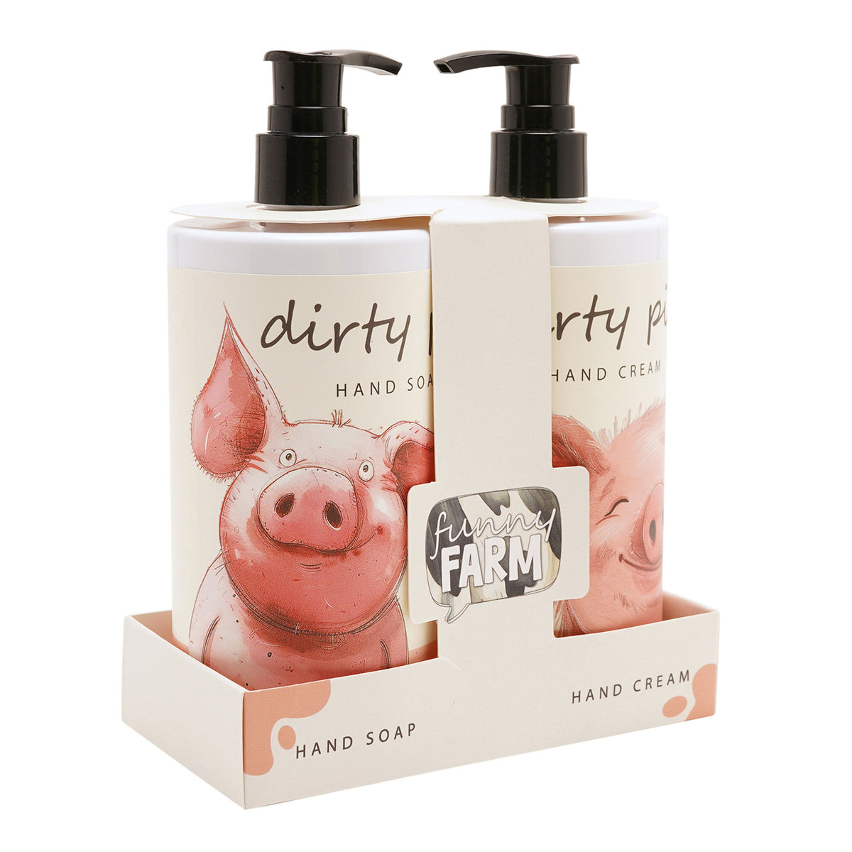 The Funny Farm Hand Soap and Hand Cream Set Dirty Pig
