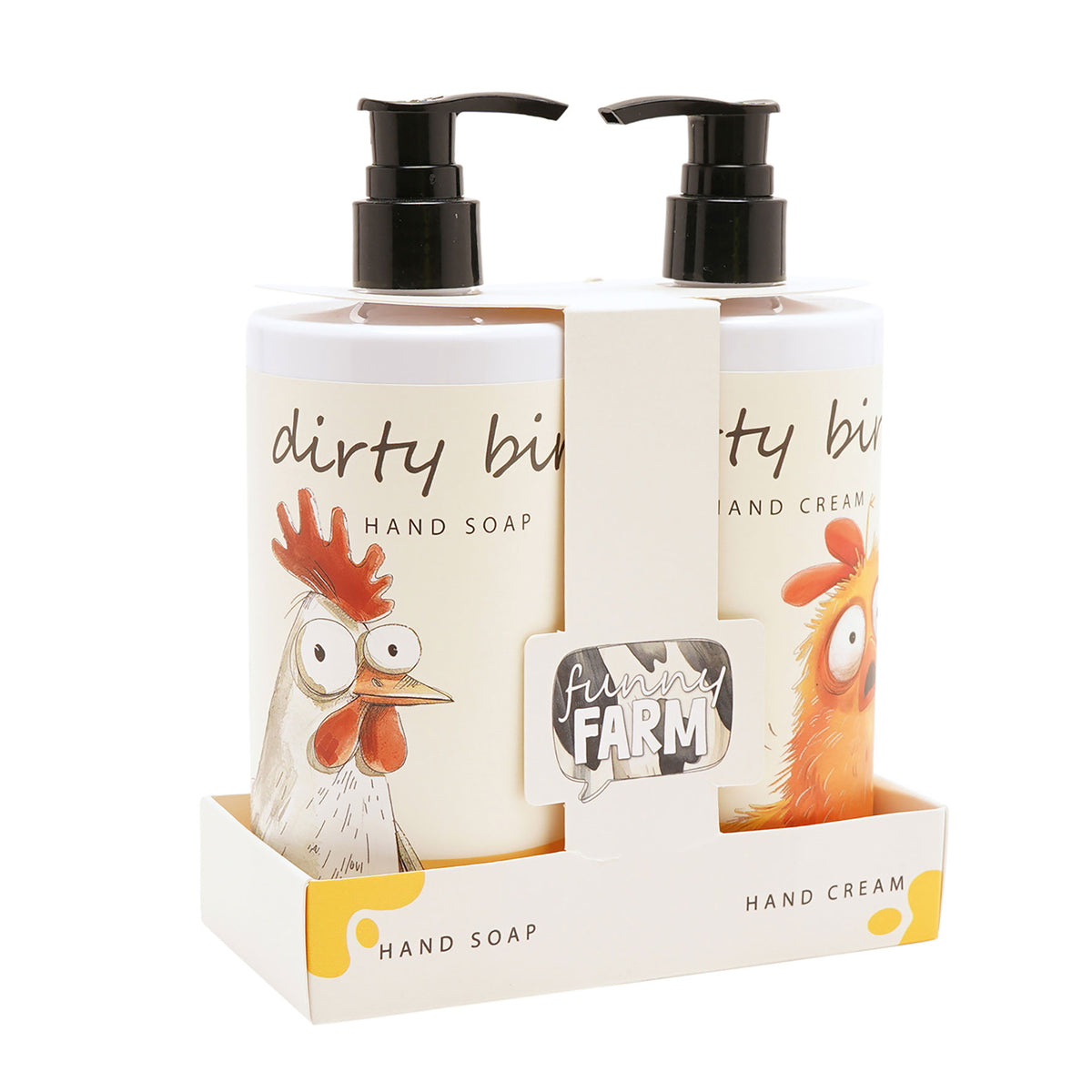The Funny Farm Hand Soap and Hand Cream Set Dirty Bird