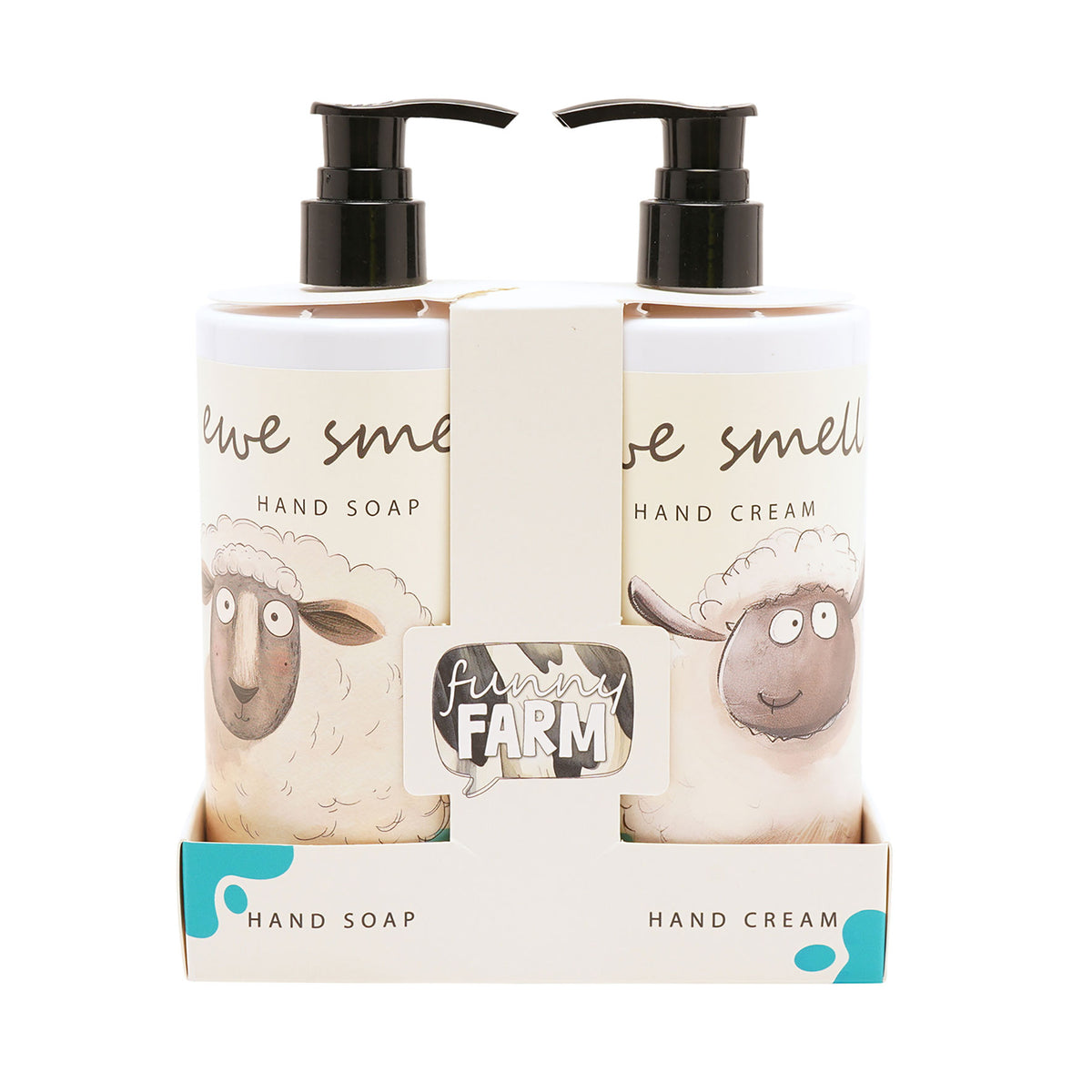 The Funny Farm Hand Soap and Hand Cream Set Ewe Smell