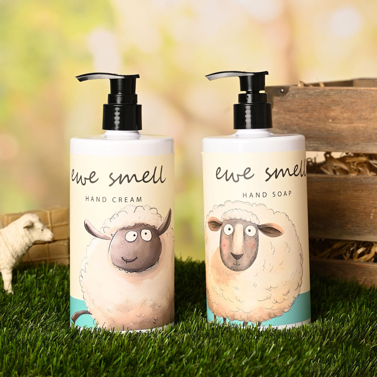 The Funny Farm Hand Soap and Hand Cream Set Ewe Smell
