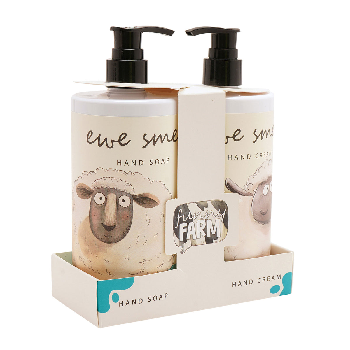 The Funny Farm Hand Soap and Hand Cream Set Ewe Smell