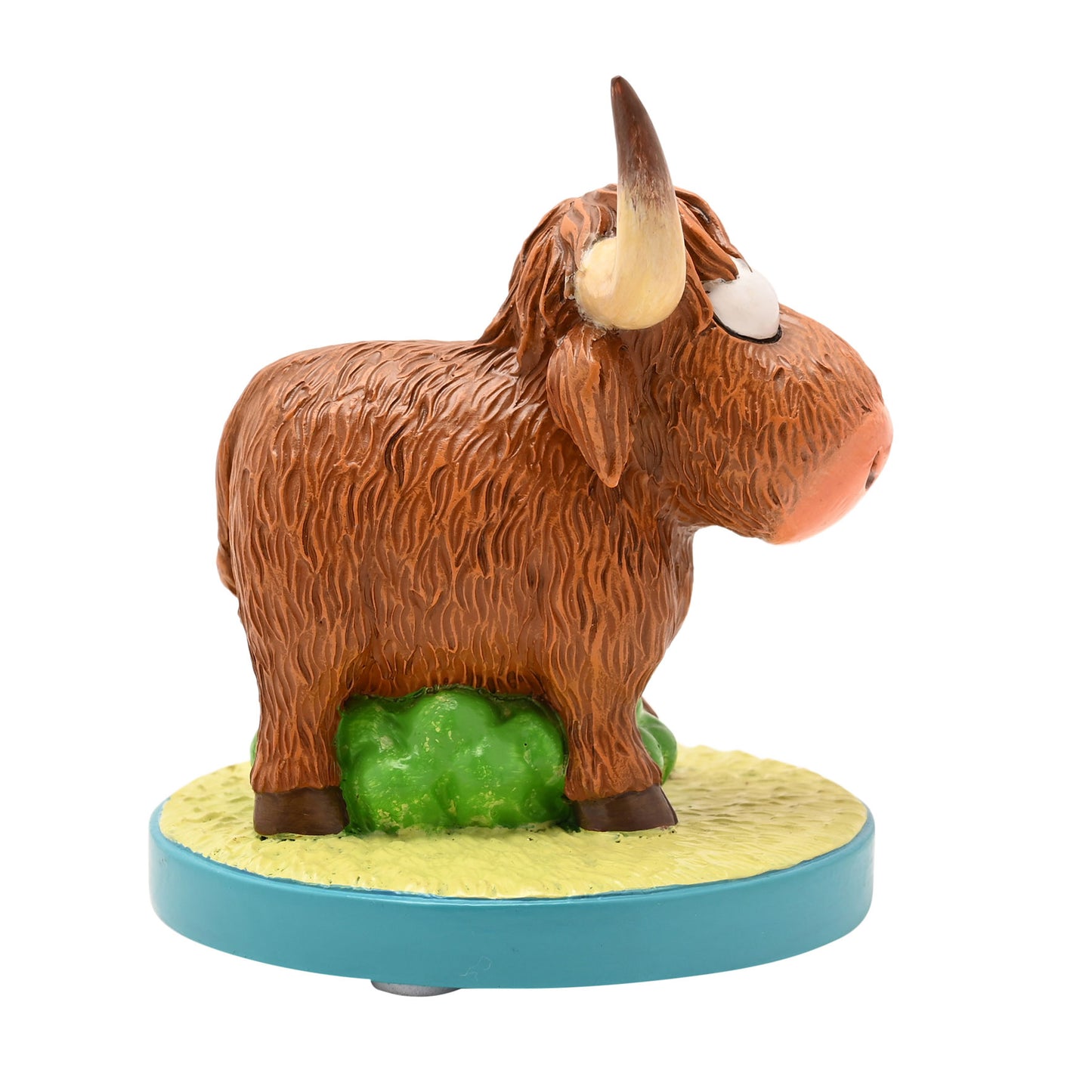 The Funny Farm Highland Cow Figurine Posh Cow