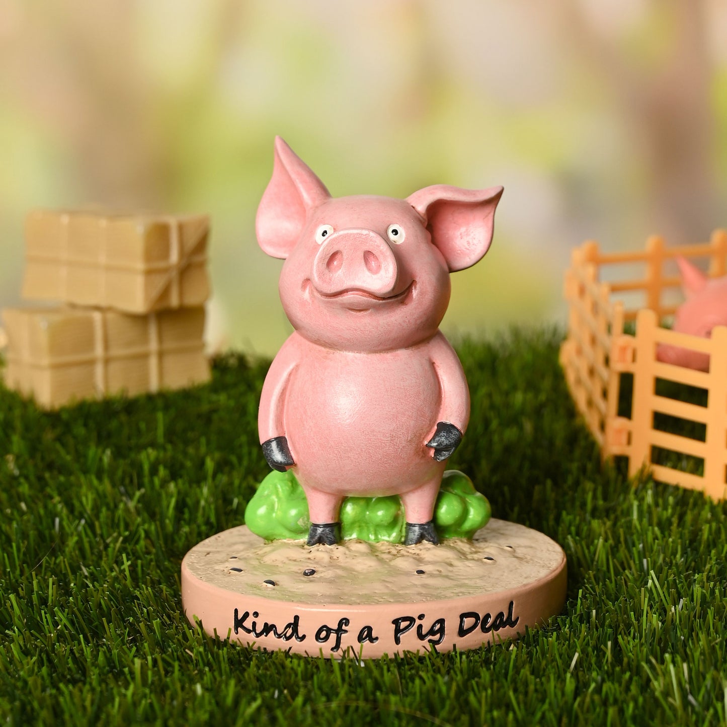 The Funny Farm Pig Figurine Kind of a Pig Deal