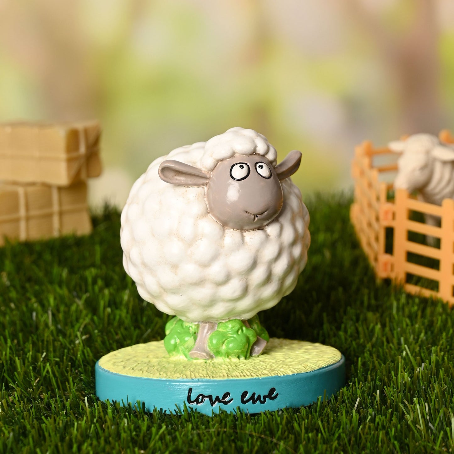 The Funny Farm Sheep Figurine Love Ewe