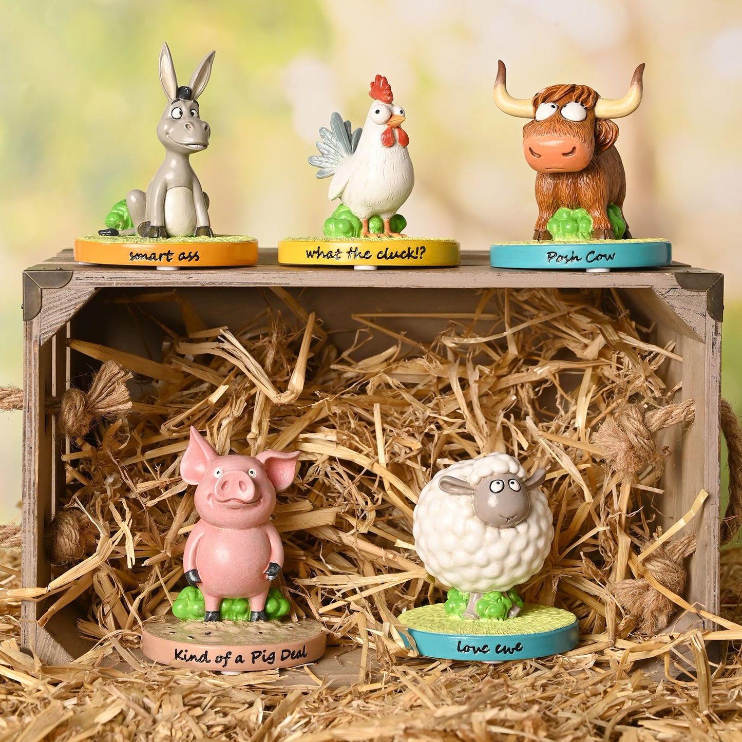 The Funny Farm Donkey Figurine Smart Ass