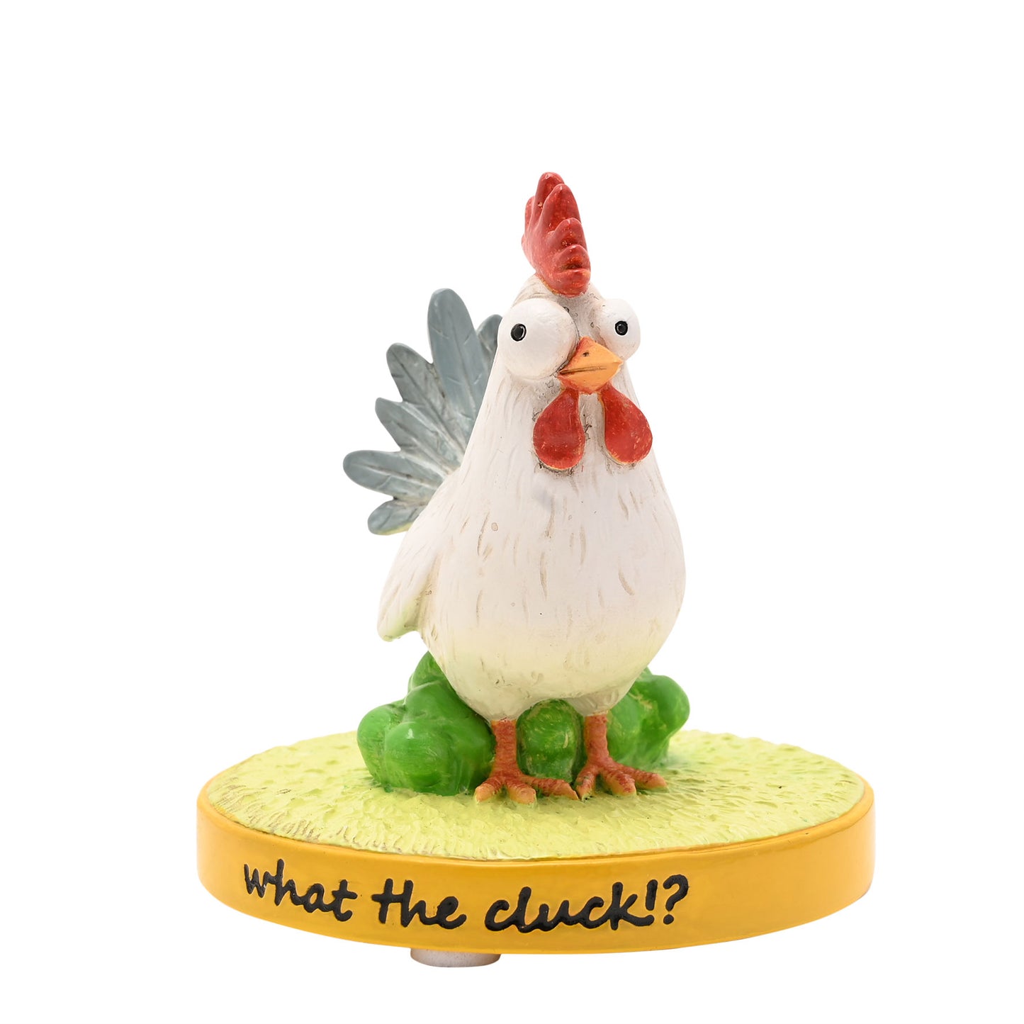 The Funny Farm Chicken Figurine What The Cluck
