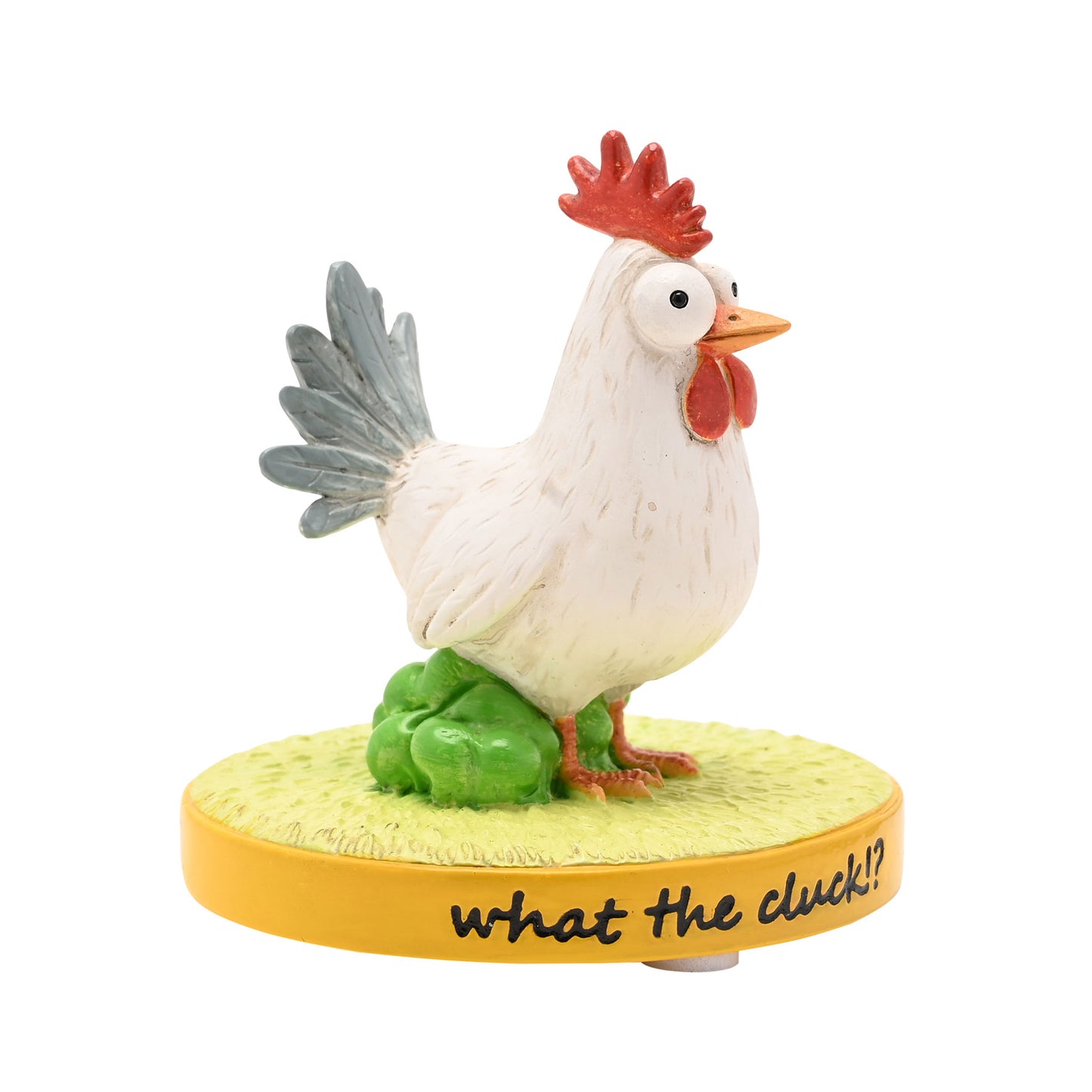 The Funny Farm Chicken Figurine What The Cluck