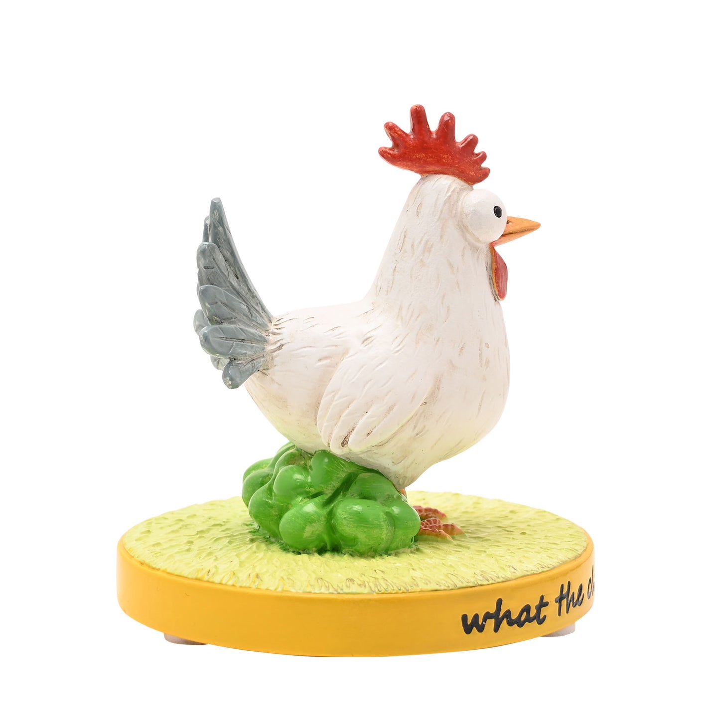The Funny Farm Chicken Figurine What The Cluck