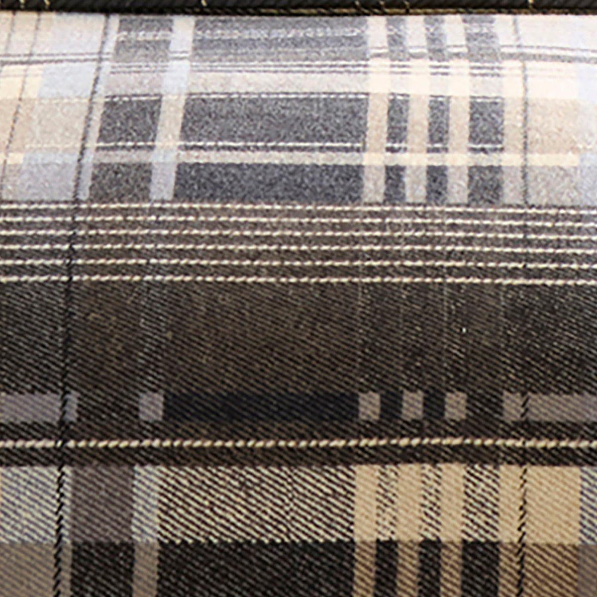 Connolly Charcoal Check Brushed Cotton Duvet Set
