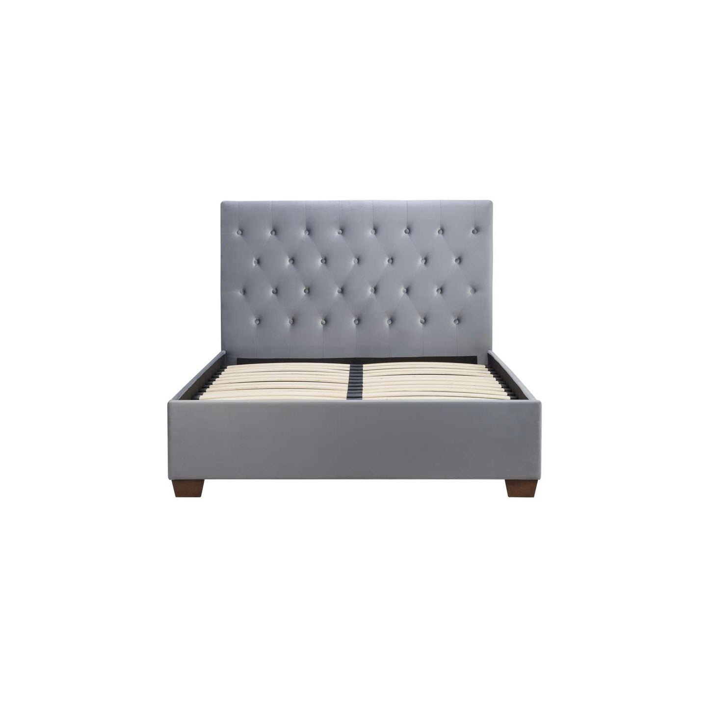 Cologne Grey Fabric Bed Frame