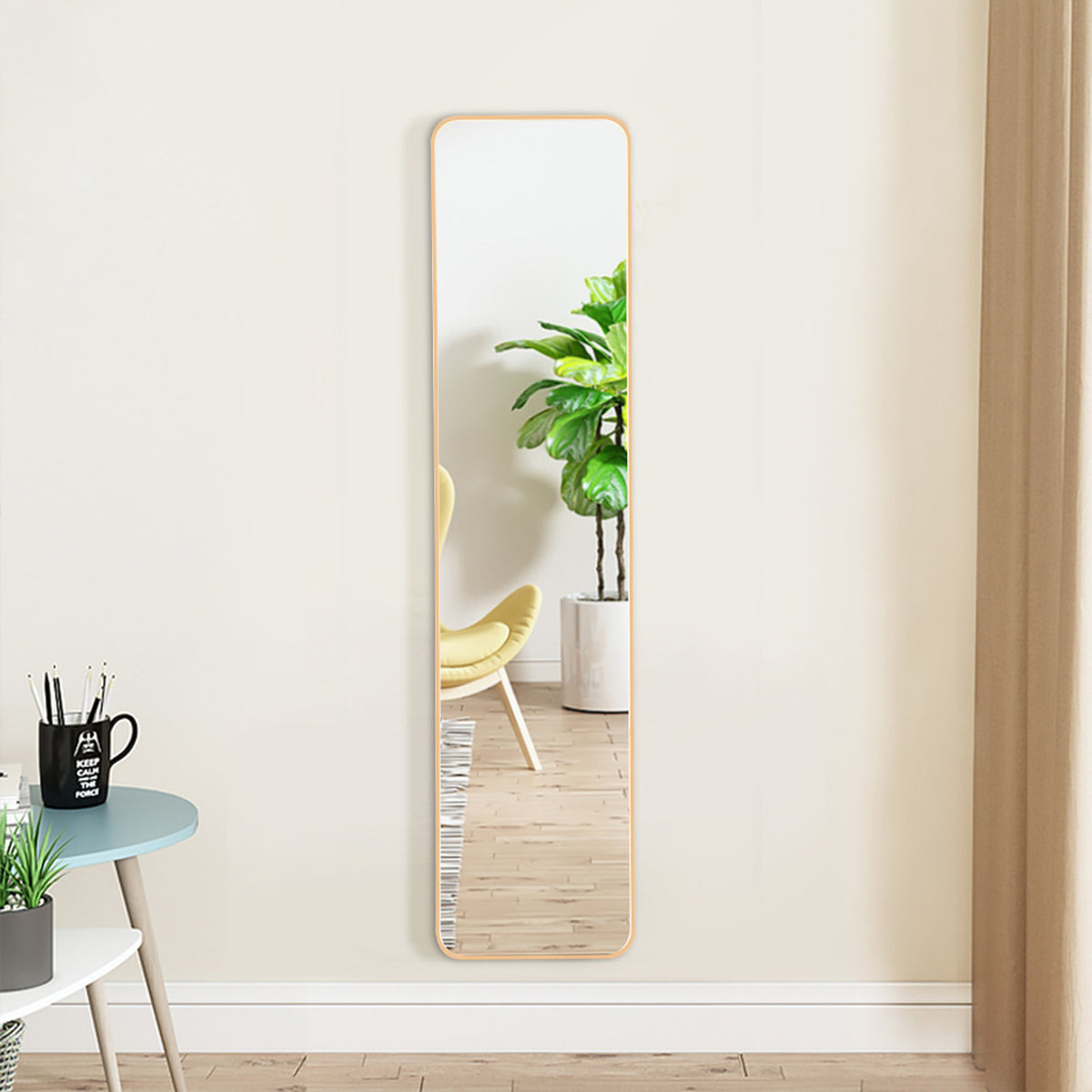 Gold Frame Full Length Door Mirror
