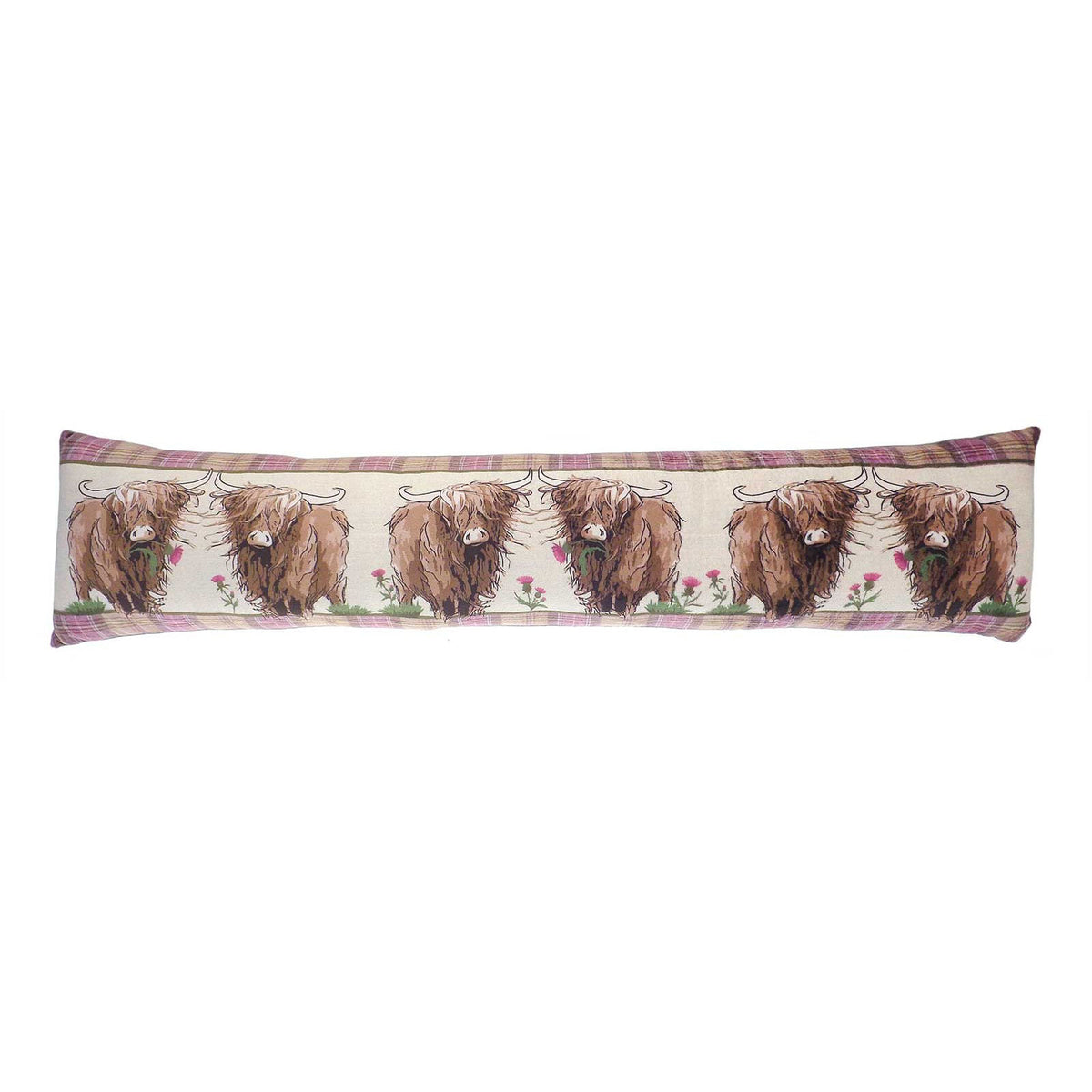 Country Club Highland Cow Printed Draught Excluder