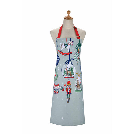 Christmas Ornaments Festive Cotton Apron