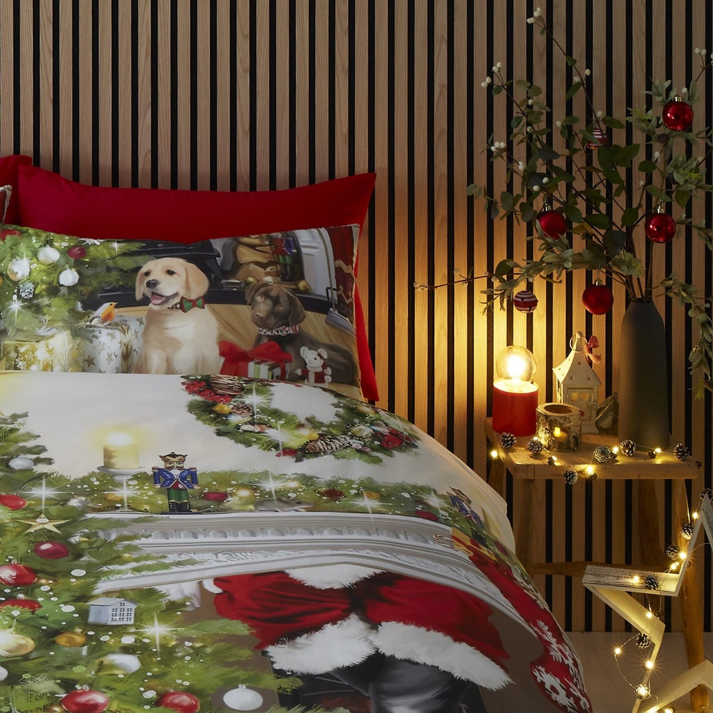 Christmas Tree Multi Duvet Cover Set