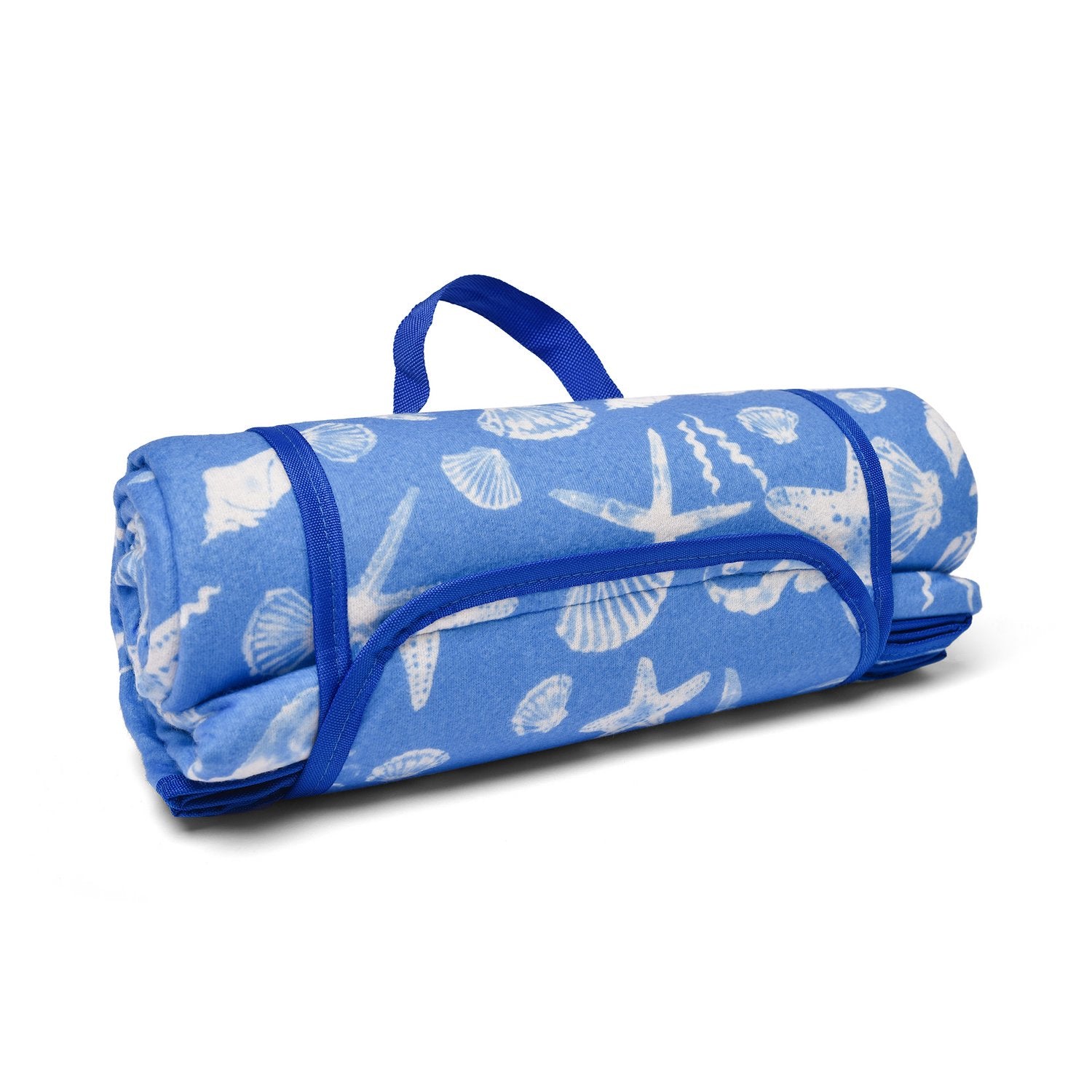 Coastal Bay Blue Picnic Blanket Julian Charles Home