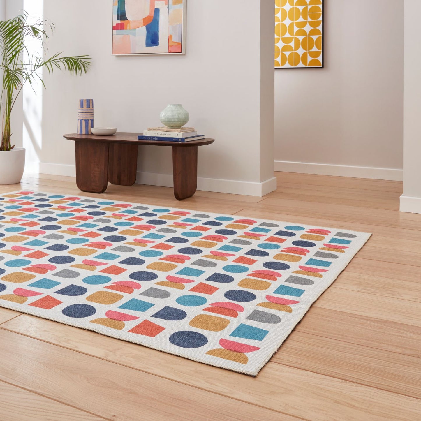 Catherine Lansfield Connect Geo Multi Rug