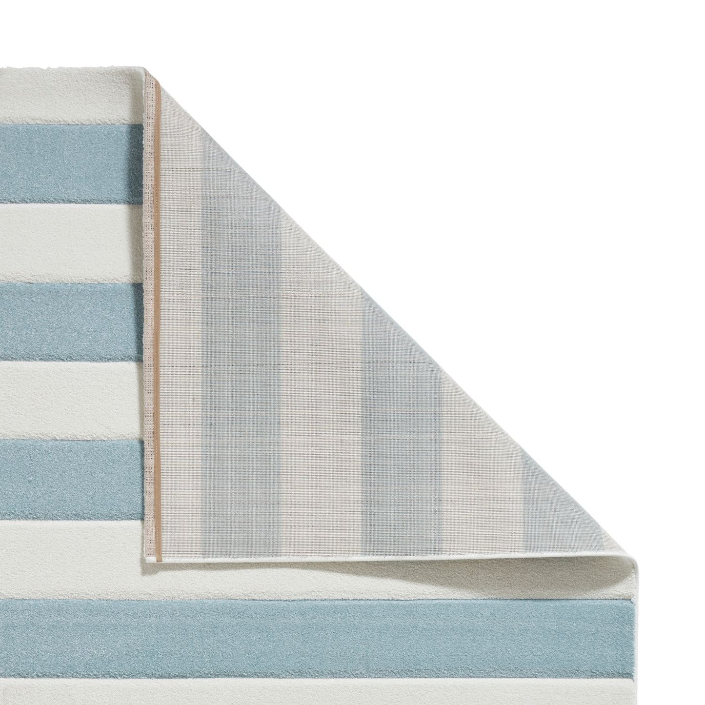 Catherine Lansfield Cove Stripe Blue Rug