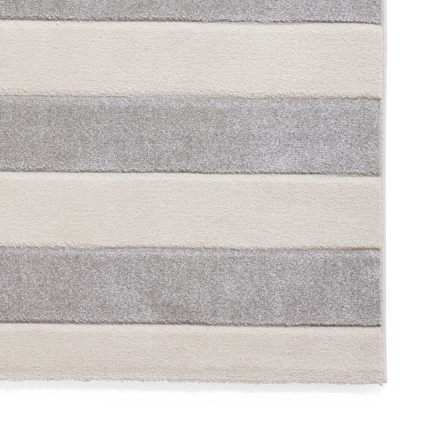 Catherine Lansfield Cove Stripe Grey Rug