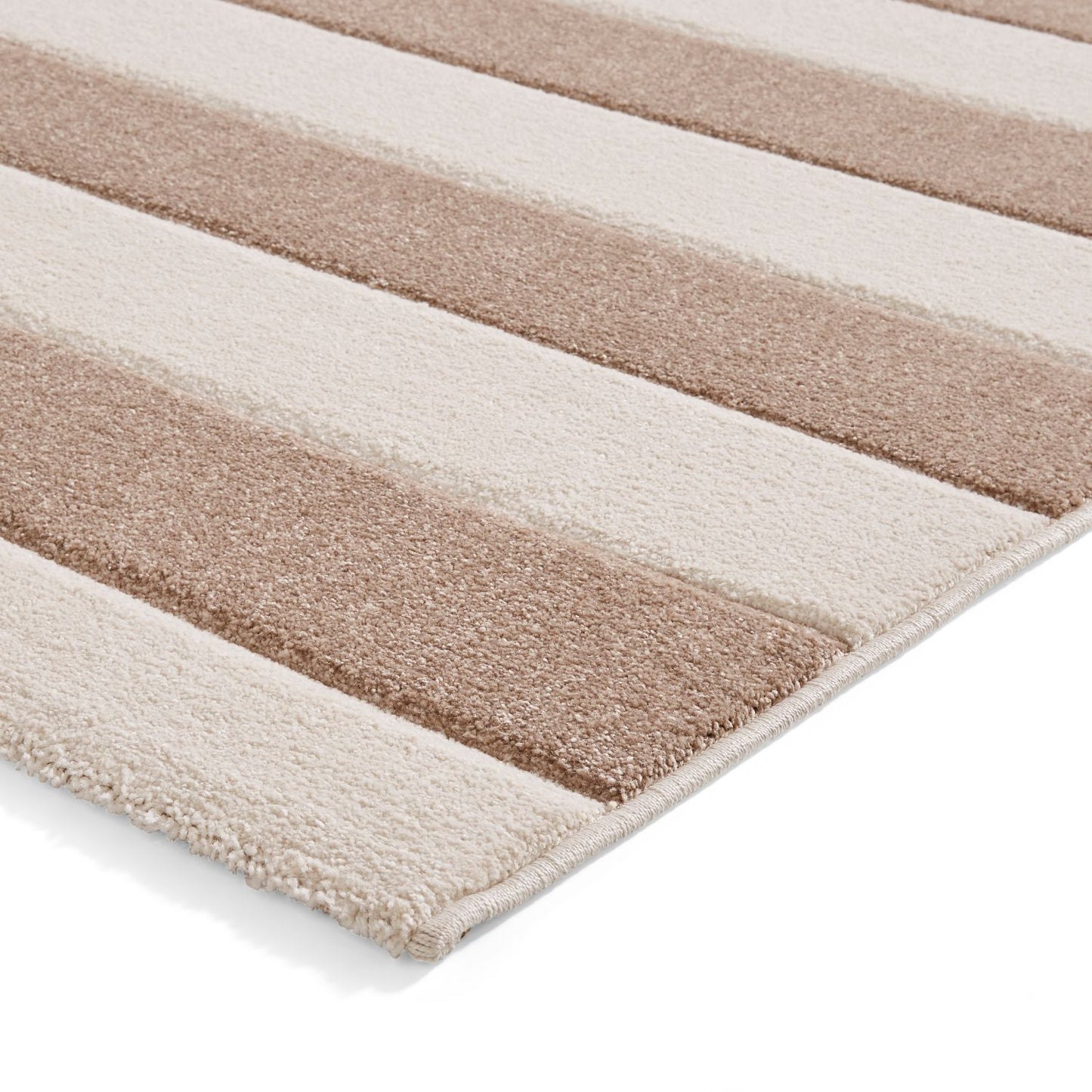 Catherine Lansfield Cove Stripe Natural Rug