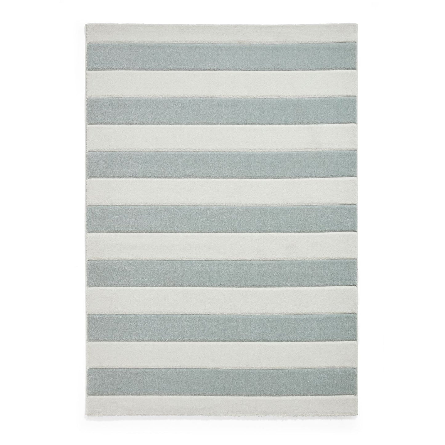 Catherine Lansfield Cove Stripe Sage Green Rug