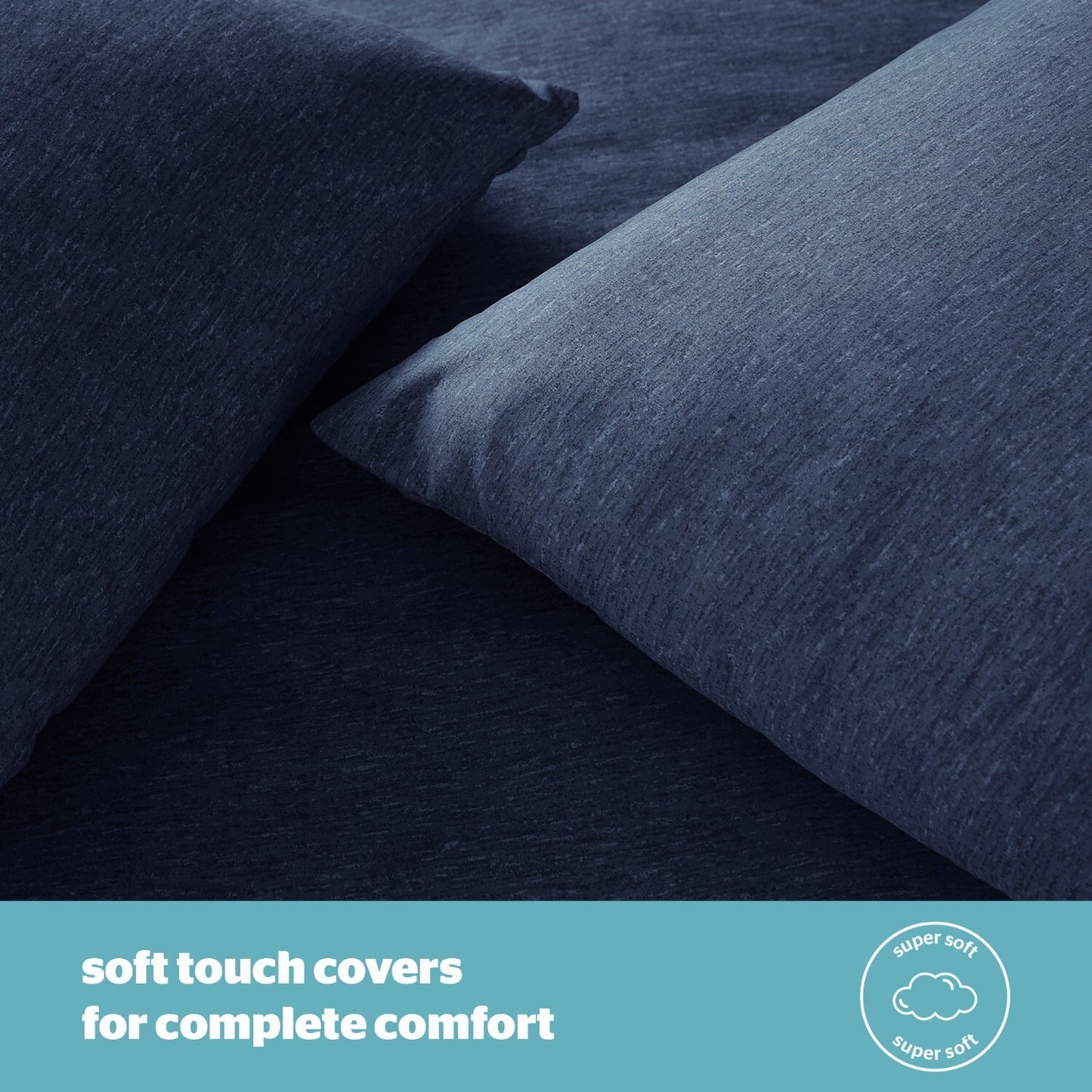 Silentnight Navy Coverless 10.5 Tog Duvet And Pillowcase