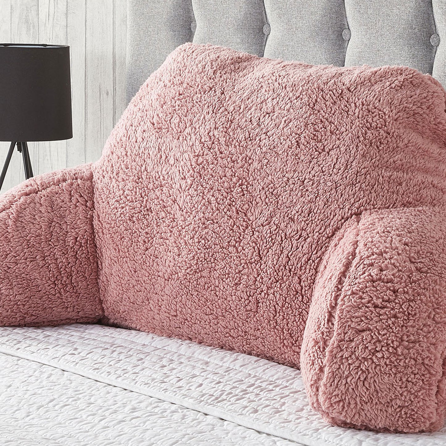 Teddy Fleece Pink Cuddle Cushion