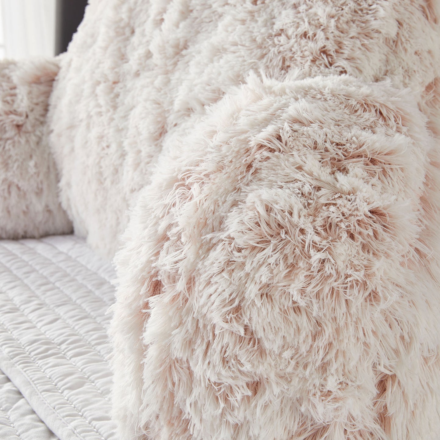 Long Hair Pink Cuddle Cushion
