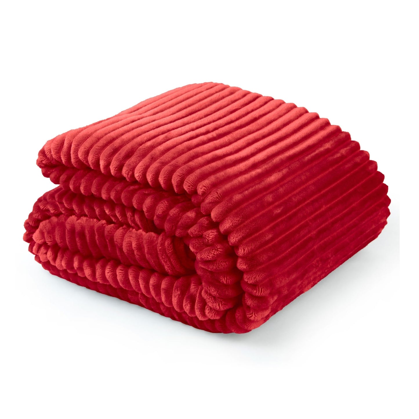 Dakota Red Flannel Fleece Soft Blanket Throw