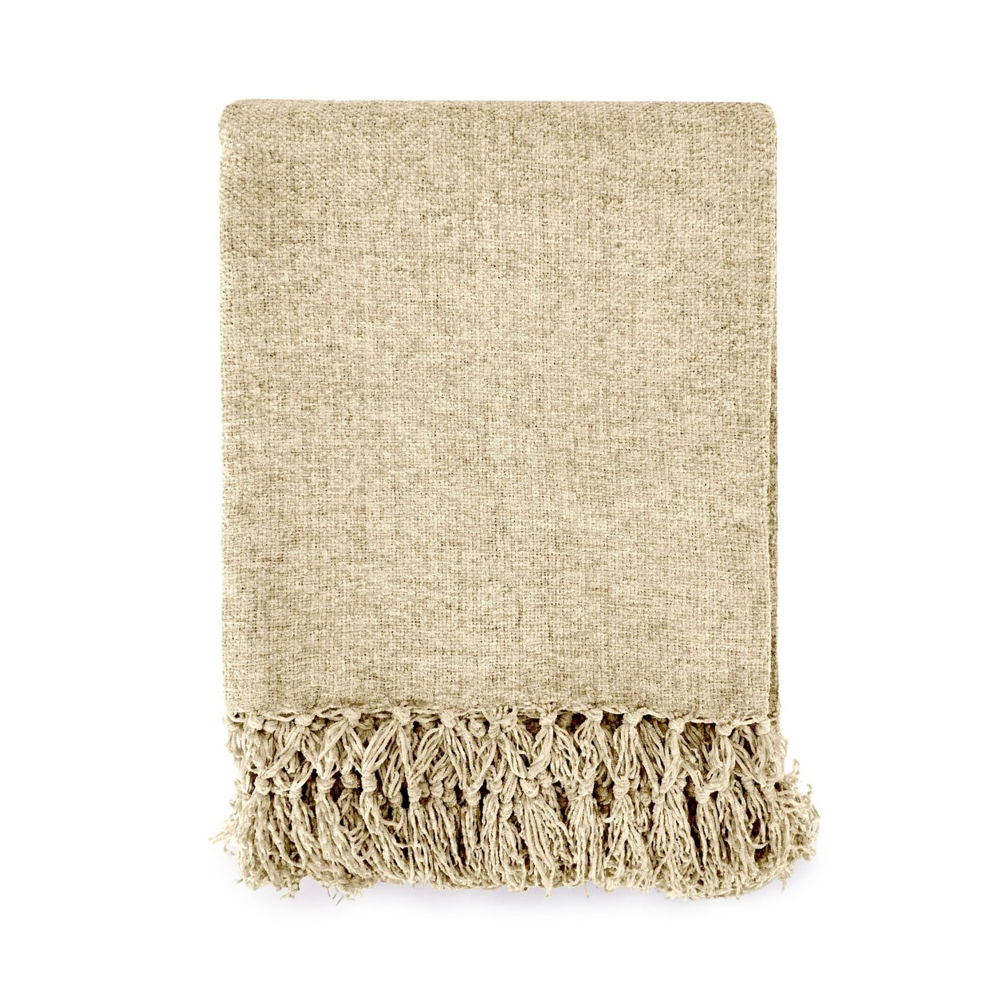 Darcy Natural Chenille Throw