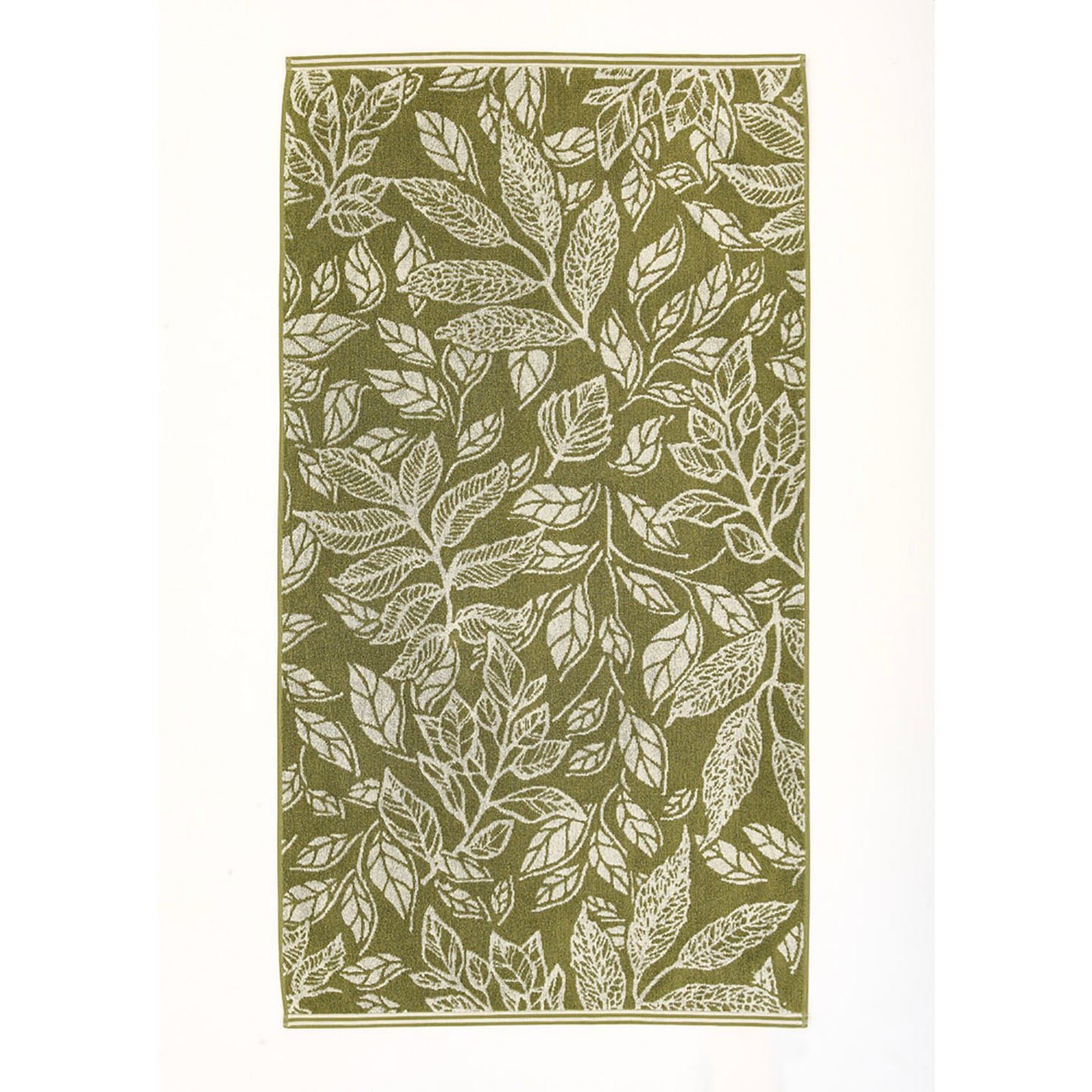 Deyongs Green Mixed Leaves Towels
