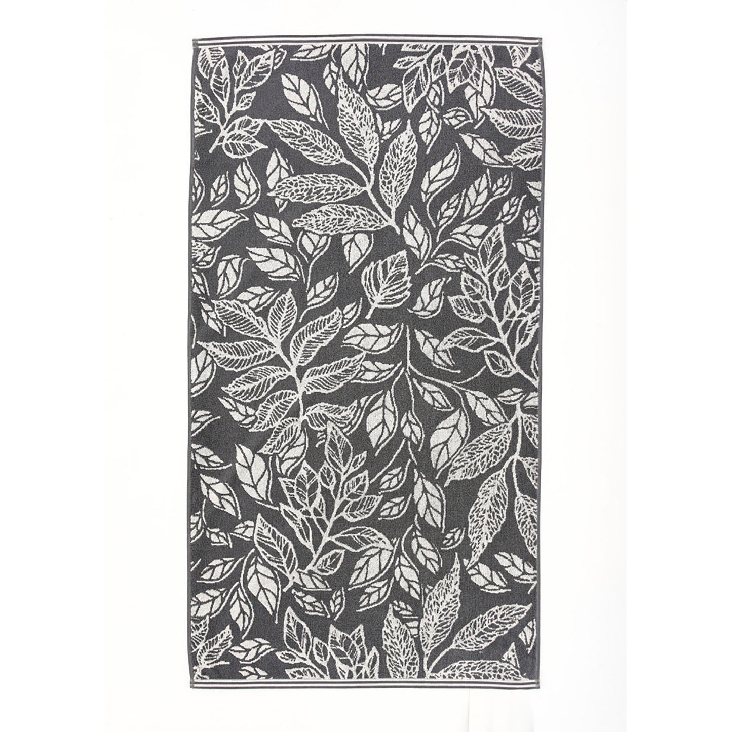 Deyongs Grey Mixed Leaves Towels