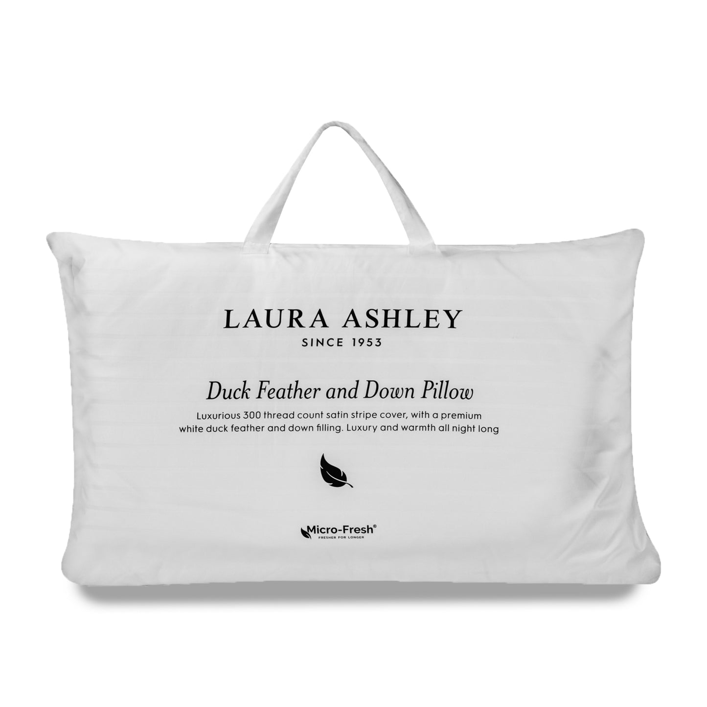 Laura Ashley Luxury Duck Feather and Down Pillow