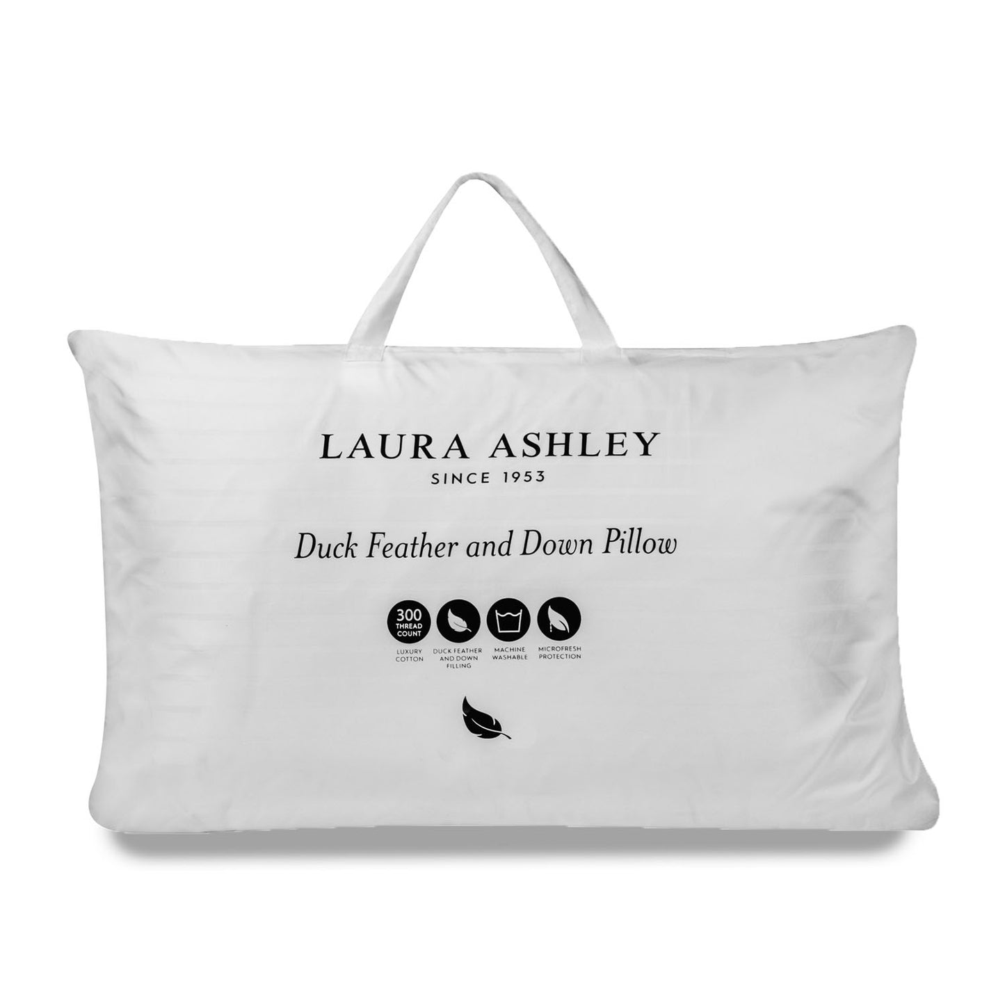 Laura Ashley Luxury Cotton Duck Down Pillow