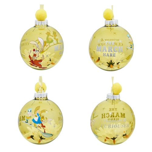 Disney Alice In Wonderland Set of 7 Baubles