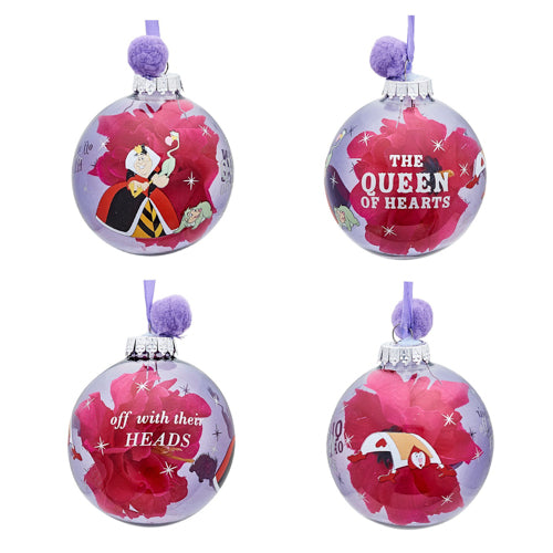 Disney Alice In Wonderland Set of 7 Baubles