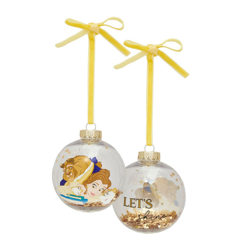 Disney Beauty & The Beast Set of 7 Baubles