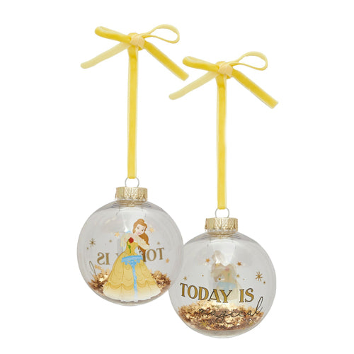 Disney Beauty & The Beast Set of 7 Baubles