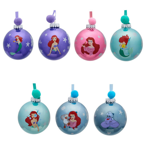 Disney The Little Mermaid Baubles (Set of 7) Julian Charles Home