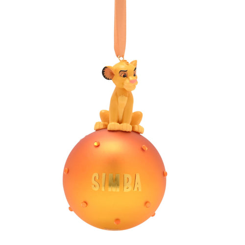 Disney Simba Figurine Glass Bauble