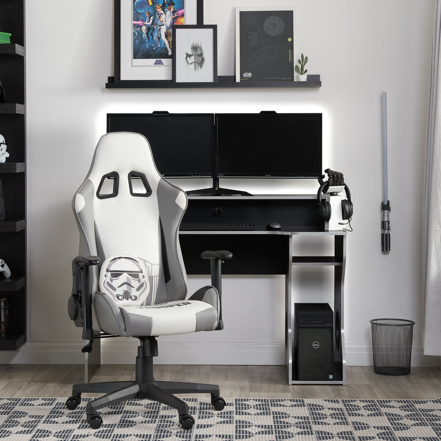 Gaming chair deals and desk set