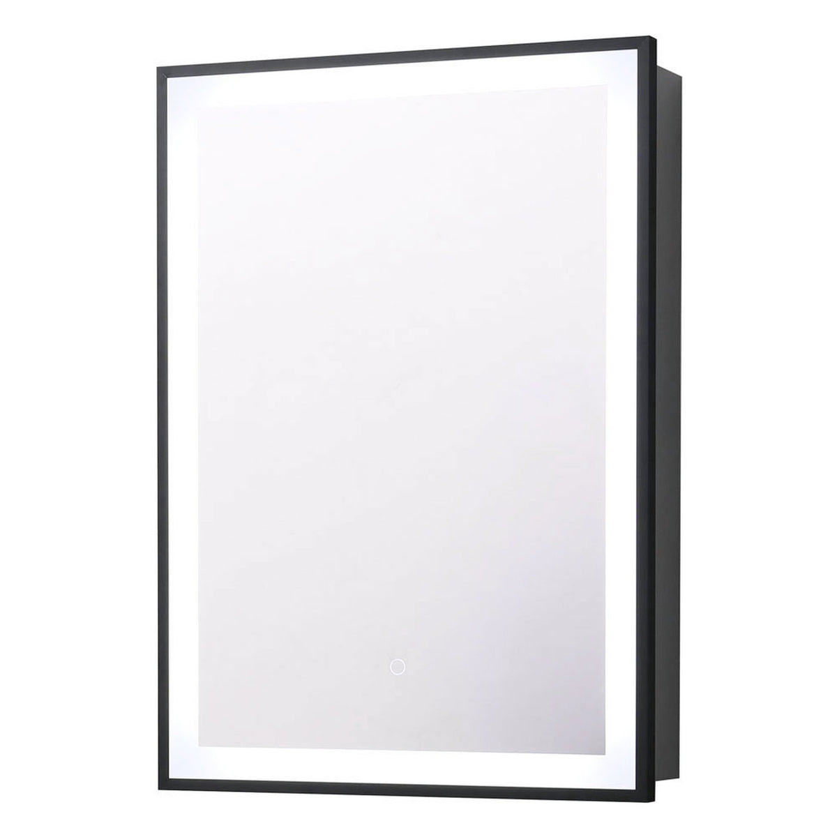 Bathroom LED Single Door Mirror Cabinet